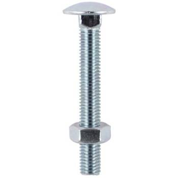 TIMCO Carriage Bolt & Hex Nuts M12 x 75